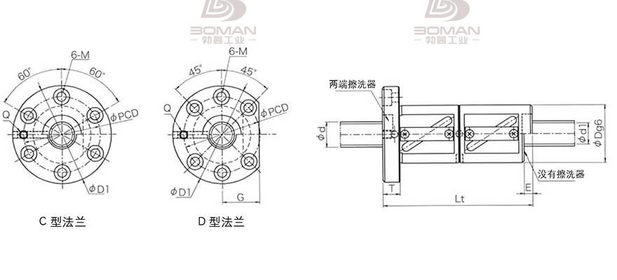 KURODA GR5010FD-CALR 黑田精工丝杆规格说明