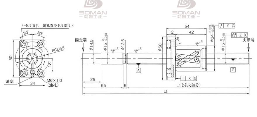 KURODA GG1515AS-BALR-1300A 黑田丝杆3d软件