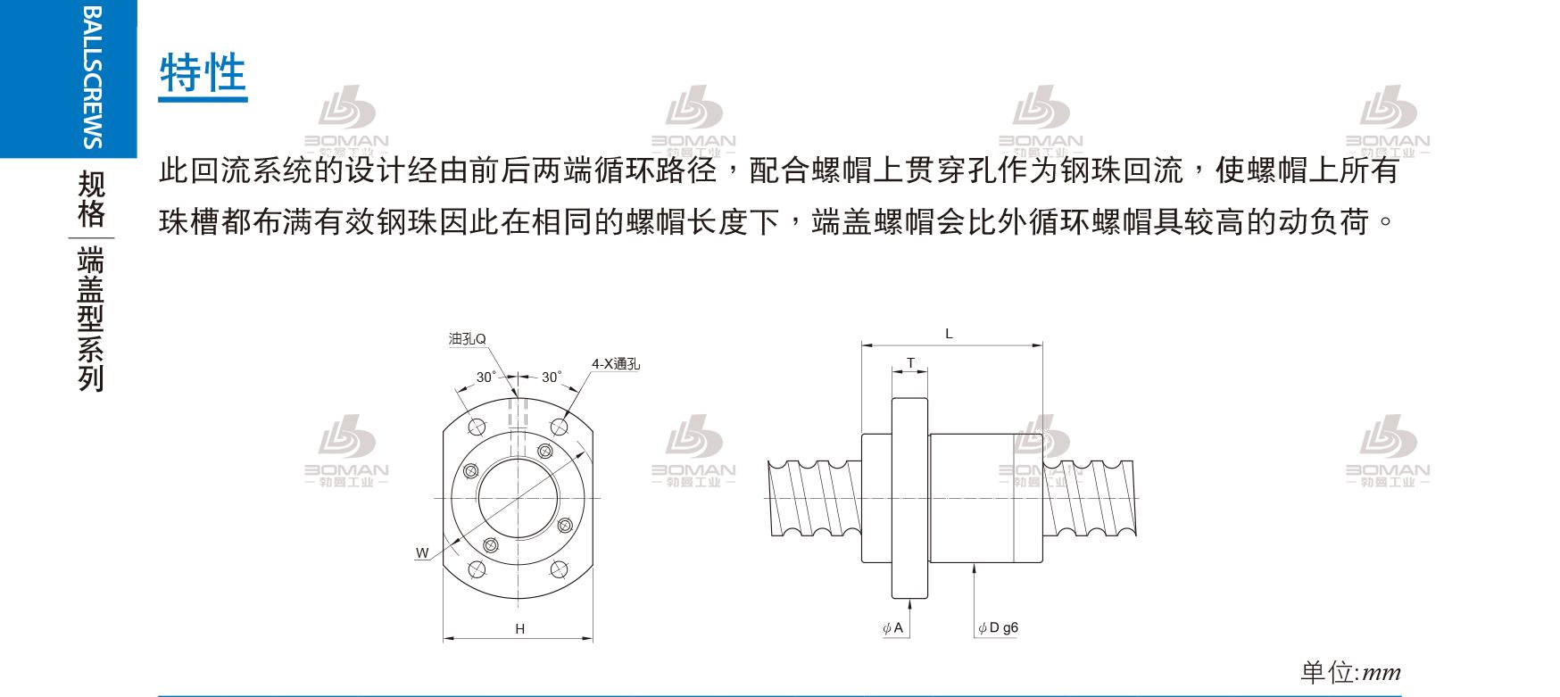 PMI FSKC4040-3.6 pmi滚珠丝杠的轴环作用
